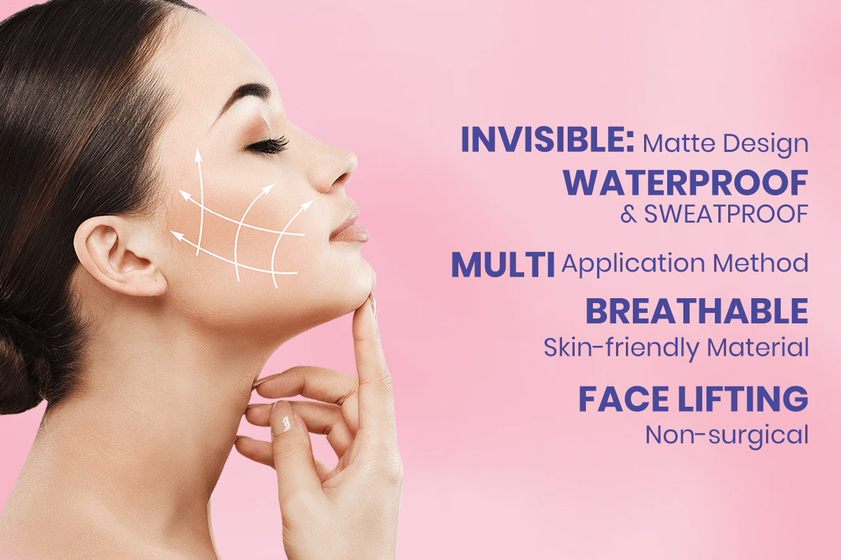 v-Face Lifting Invisible Adhesive Tape